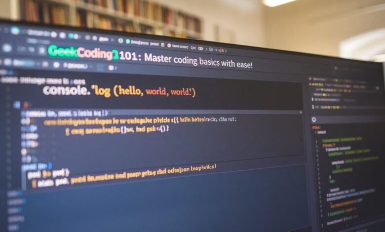 Geekcoding101: Master Coding Basics with Ease!